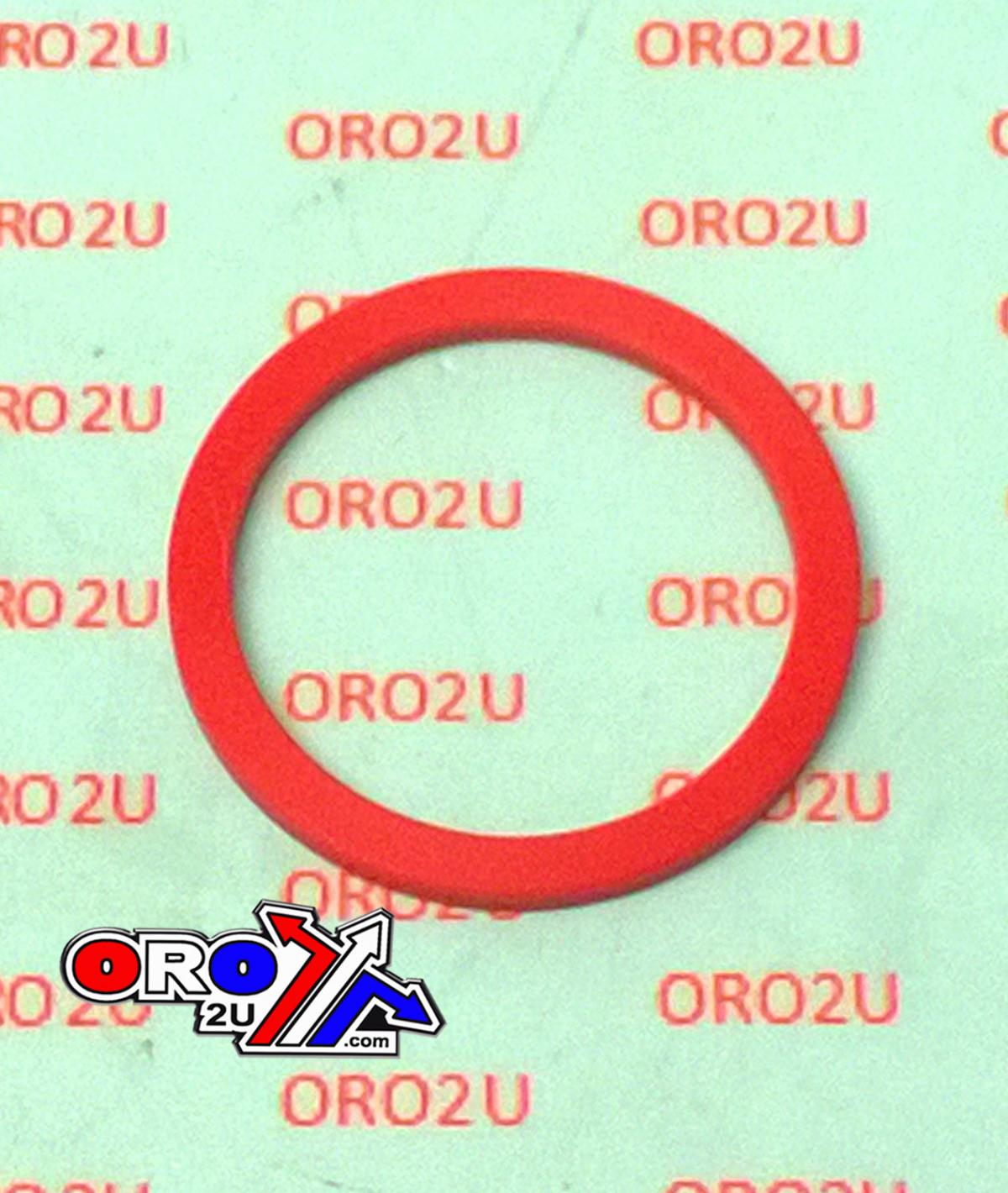 FRONT FORK SPRING SPACER, 47/48mm (43x35x3mm) - Red, HPTP FF, SPACER-FF-4303