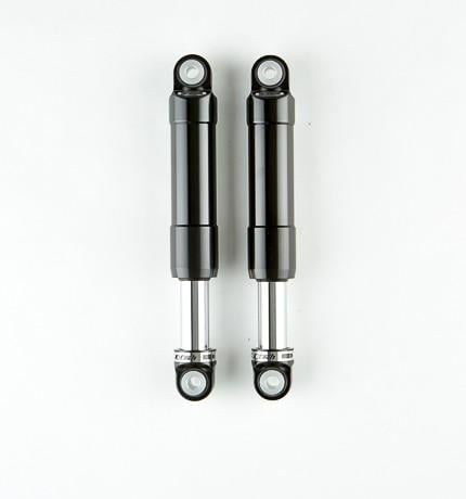 Shock Absorber -Bullit (12 inch) -Chrome, Harley Davidson FXD FLD Dyna, K-TECH 220C-120-120-DYN