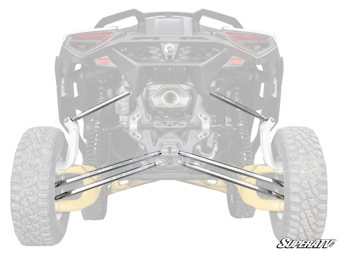 CANAM MAVERICK R BILLET ALUMIUM HEX RADIUS ROD ARMS, SUPERATV RA-CA-MAVR-HEX