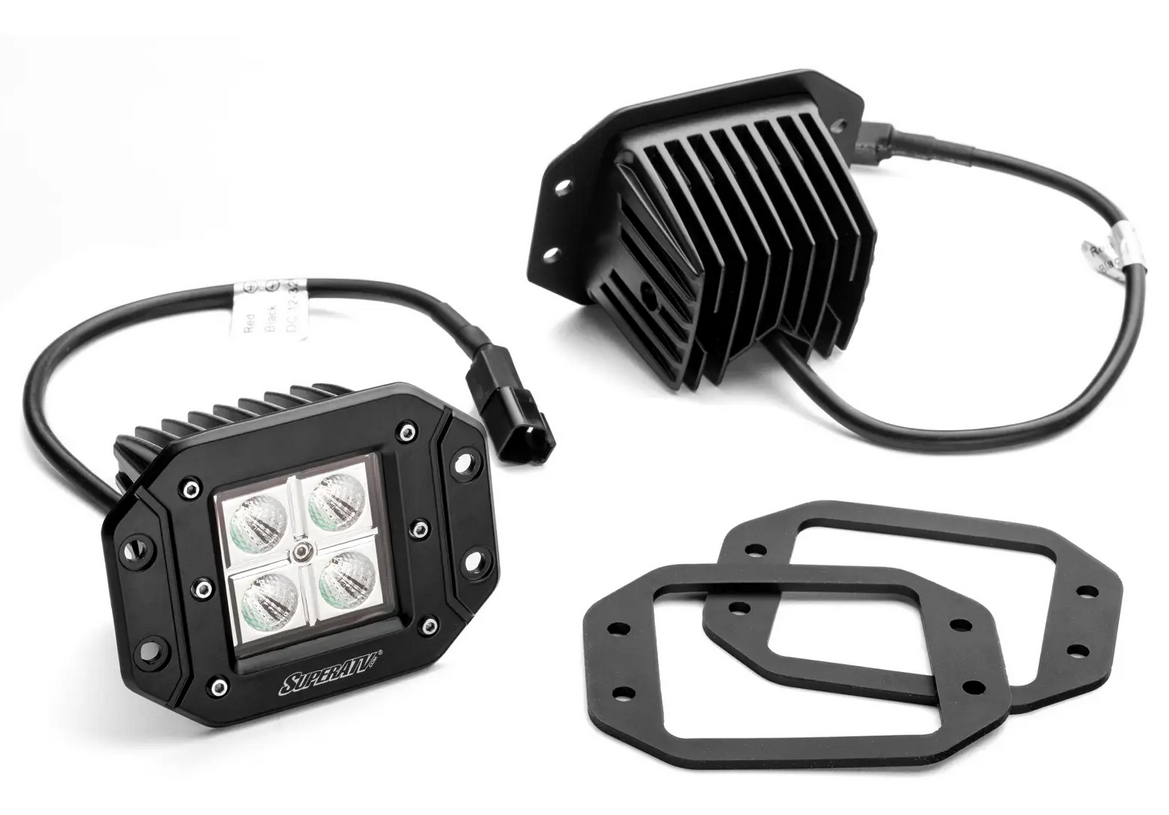 3 LED CUBE LIGHTS PAIR, RECESSED, FLUSH MOUNT, LB3-RL-001