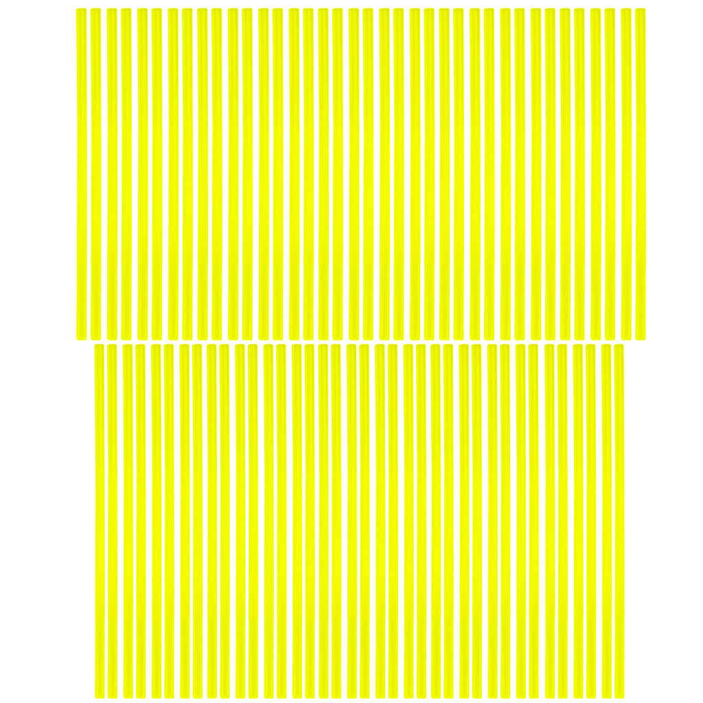 SPOKE SKIN SET 8.5 & 7.5 YEL, SS-101, 76 PCS, NEON YELLOW