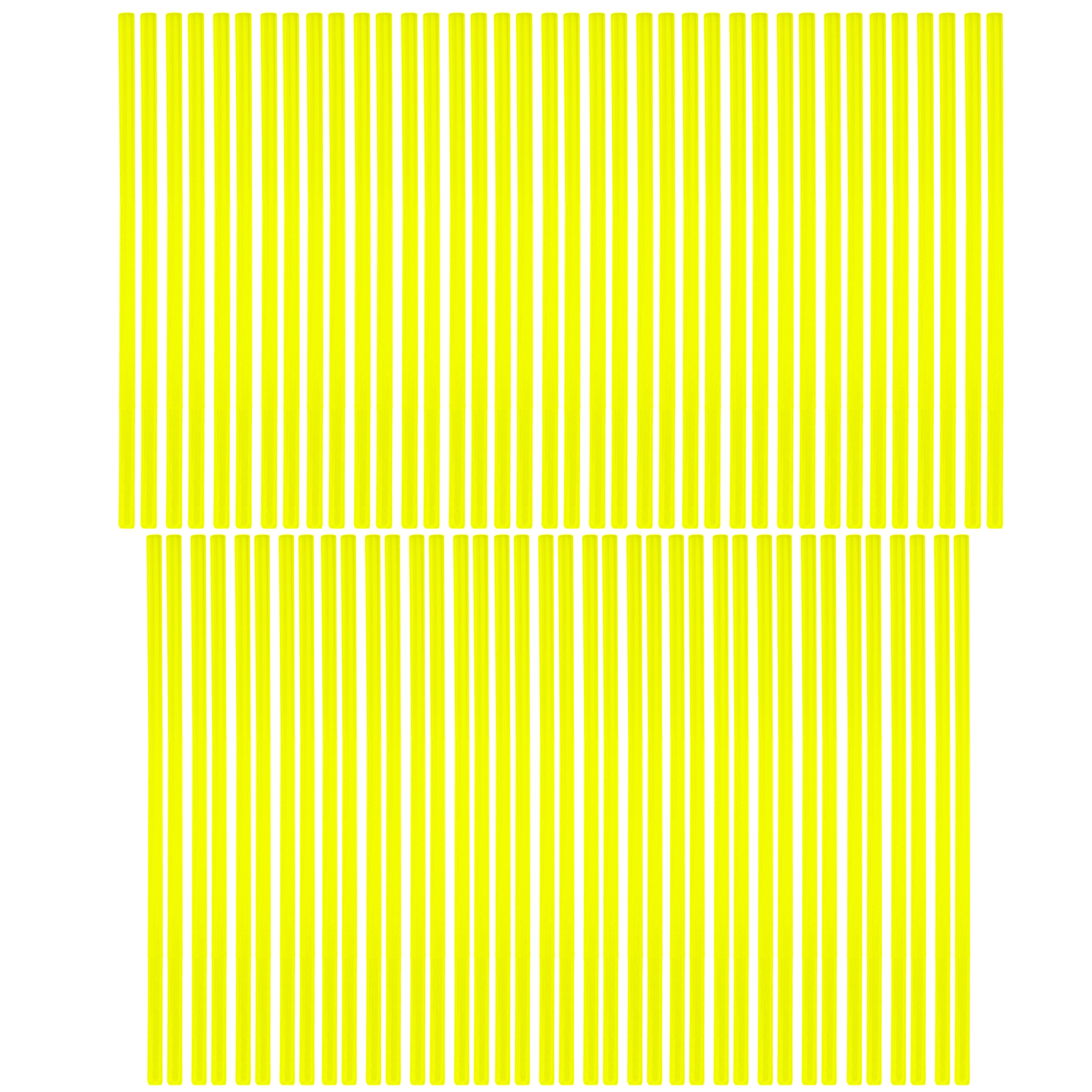 SPOKE SKIN SET 8.5 & 7.5 YEL, SS-101, 76 PCS, NEON YELLOW