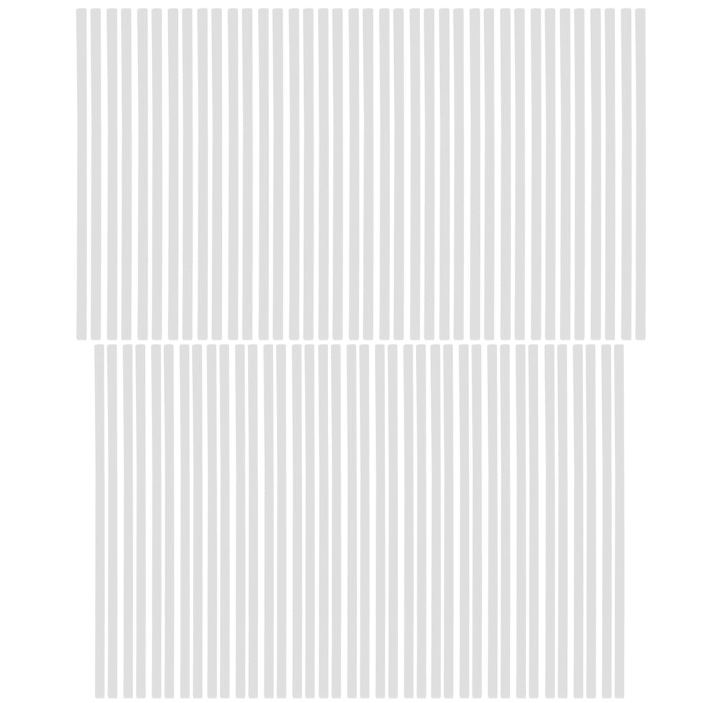 SPOKE SKIN SET 8.5 & 7.5 WHT, SS-101, 76 PCS, WHITE