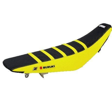 01-08 RM125/250 ZEBRA YE/BK, 2018 DESIGN ONLY 5 STRIPES, SEAT COVER BLACKBIRD 1306Z