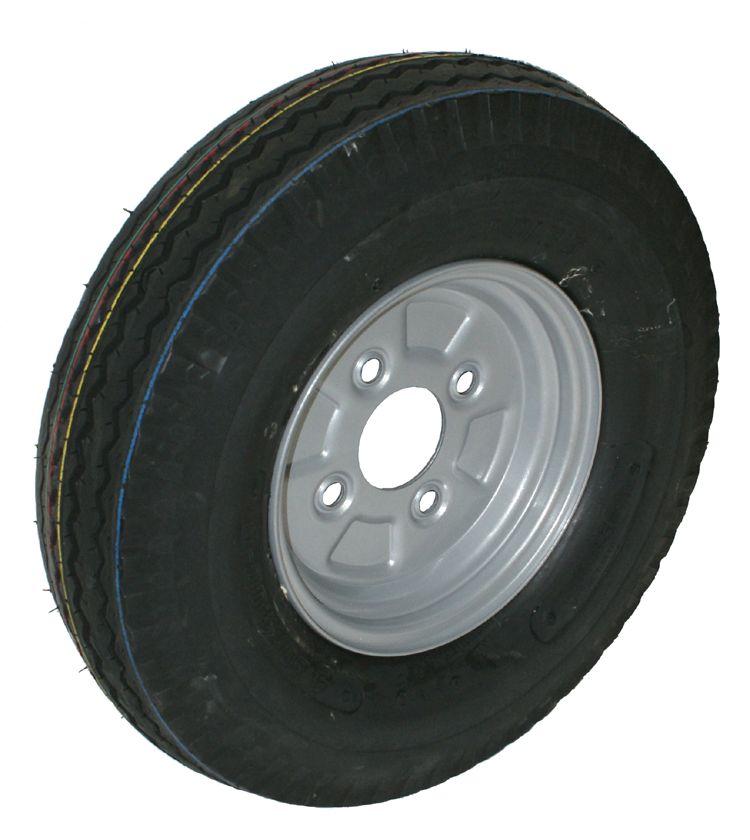 TRAILER TYRE 4.80/4.00-8''+Rim, 60mm BORE / EACH / WHEEL