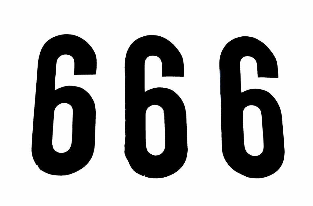 6 THICK BLACK 8 [x3]