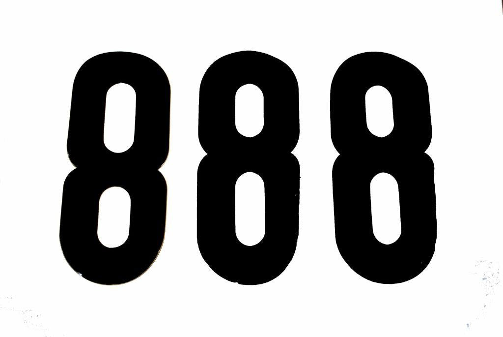 8 THICK BLACK 8 [x3]