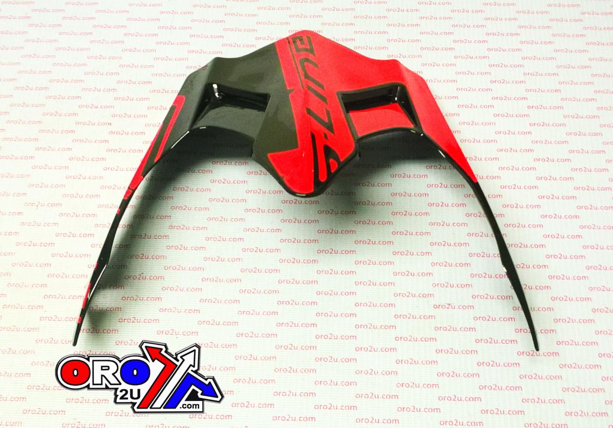 HELEMT PEAK BLACK/RED, S813N PEAK CRO1GAC03