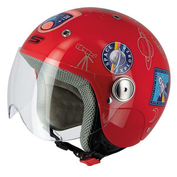 KIDS HELMET Small 47-48cm - SPUTNIK S775 Red, S-Line JJS4G1001