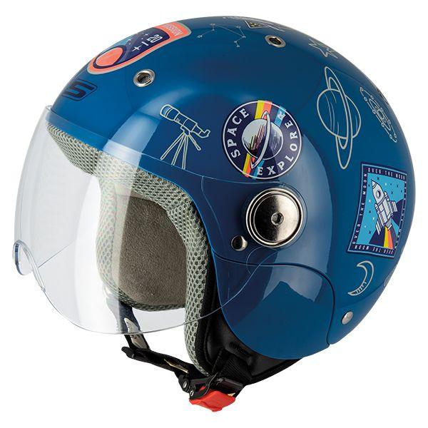 KIDS HELMET Large 51-52cm - SPUTNIK S775 Blue, S-Line JJS3G1003