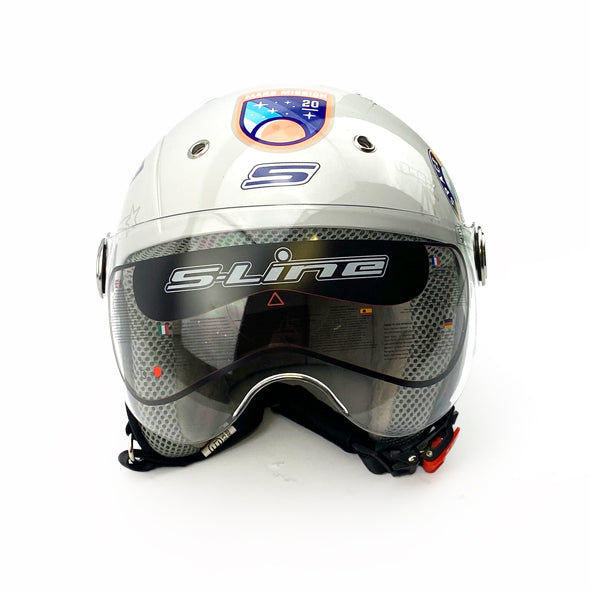 KIDS HELMET Large 51-52cm - SPUTNIK S775 Silver, S-Line JJS2G1003
