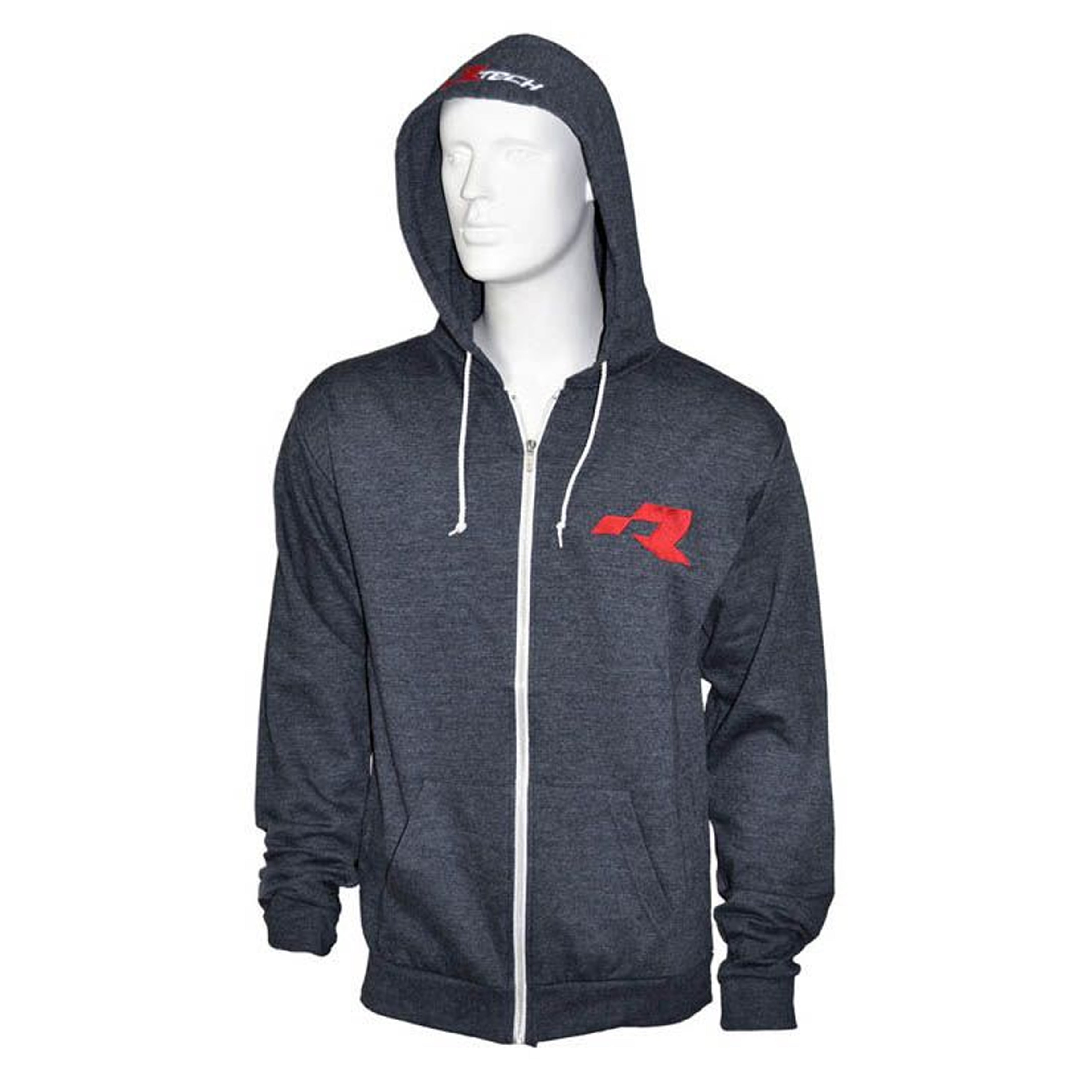 RTECH COTTON HOODIE WITH ZIPPER - Size XL, R-TECH- SIZE EXTRA LARGE, FELCOR0XL16