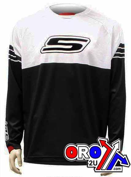 JERSEY S-LINE MED BLACK/WHITE, JERMX13