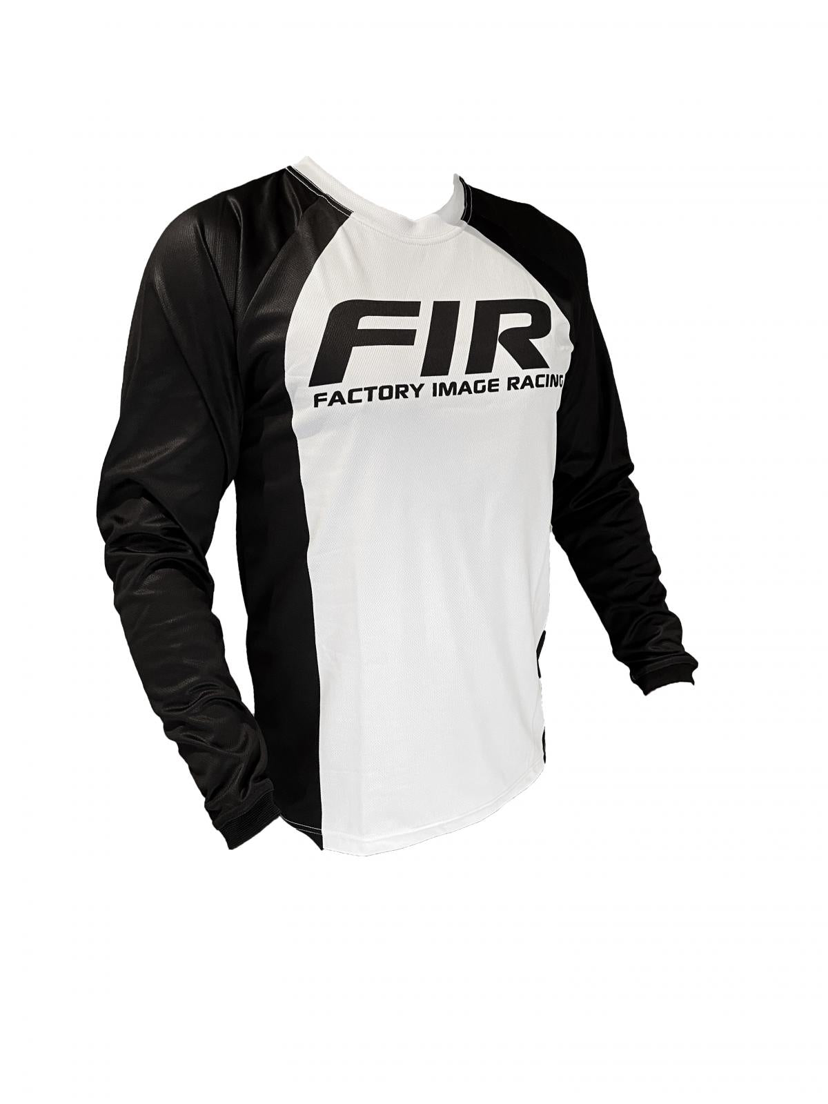 CONTOUR WHITE/BLACK JERSEY S, MX RACE WEAR, ENDURO GEAR