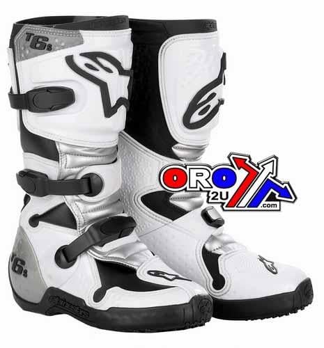 N.L.A OFFER TECH-7s PART NO 99-015.06.BW, TECH-6s JUNIOR WE/WE 6, ALPINESTARS MOTOCROSS BOOTS