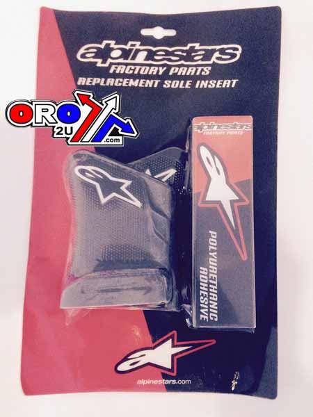 INSERTS BLACK TECH-7 SIZE 10, ALPINESTARS A25INSSUT741010, FOR 2014 ON TECH-7