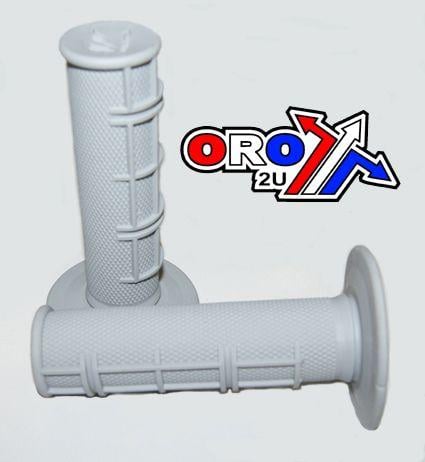 SOFT ATV GRIPS 50/50 GREY, WIRTZ PU-002 BAR SIZE 22/22