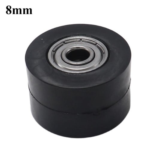CHAIN ROLLER BLACK 8x38x24 38MM OD With Z Bearings IDxODxW