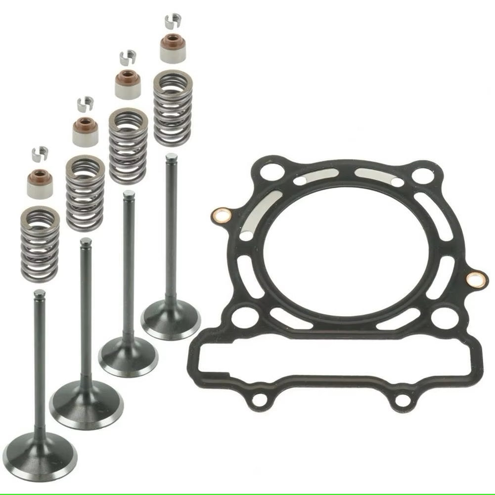 Intake Exhaust Valve Springs Gasket Seal Kit KX250F 2004-2007 [21pcs Set]