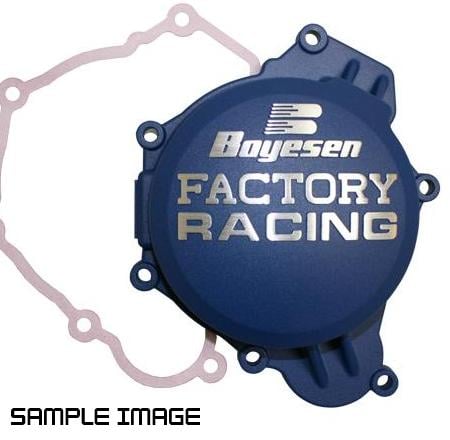 , CLUTCH COVER 01-13 YZ250F, 01-13 WR250F CLUTCH COVER BOYESEN CC-37L BLUE