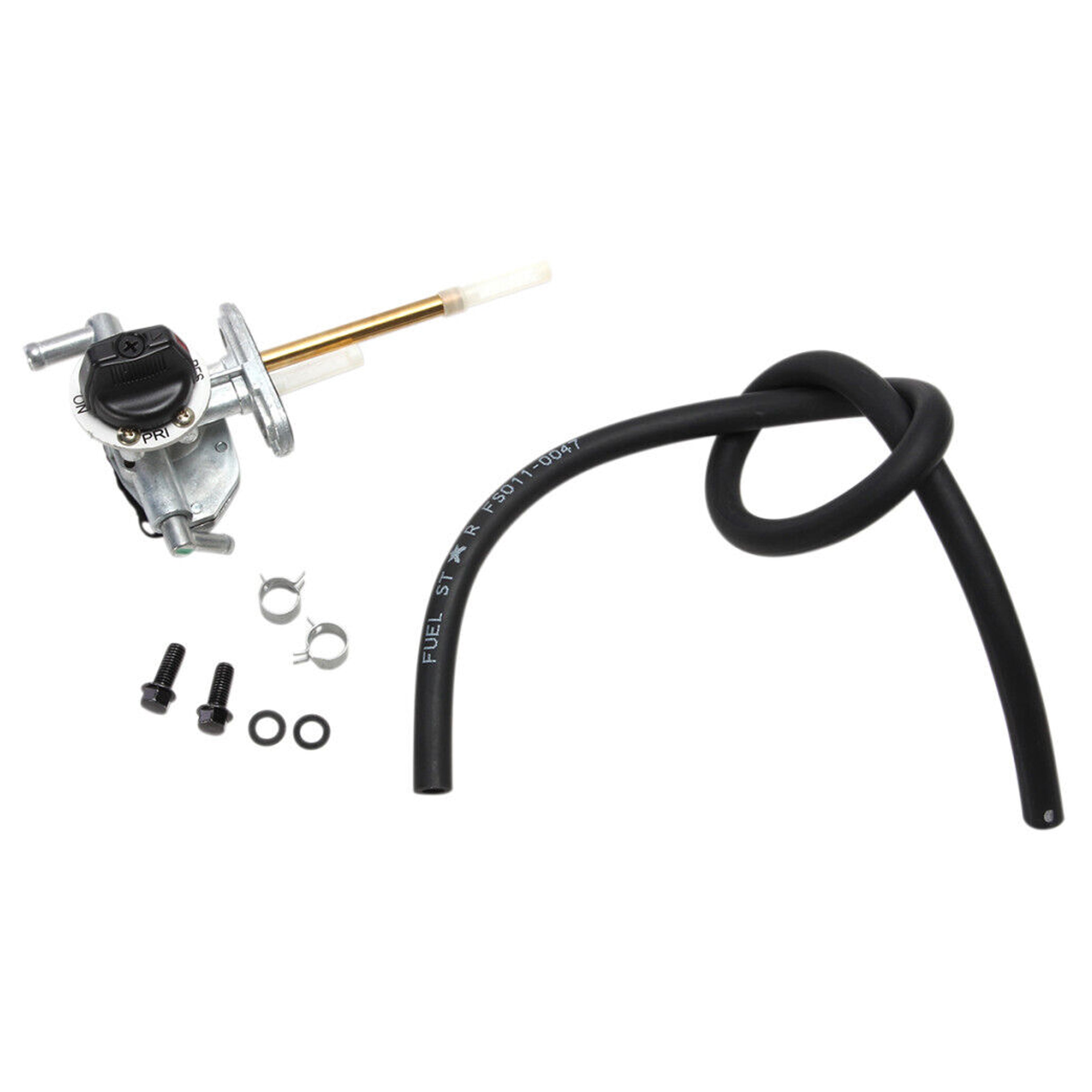 FUEL VALVE KIT LT-F 400 Eiger 02, Fuel Star FS101-0032 SUZUKI ATV, TAPE / PETCOCK / CLIPS / PIPES / BOLTS