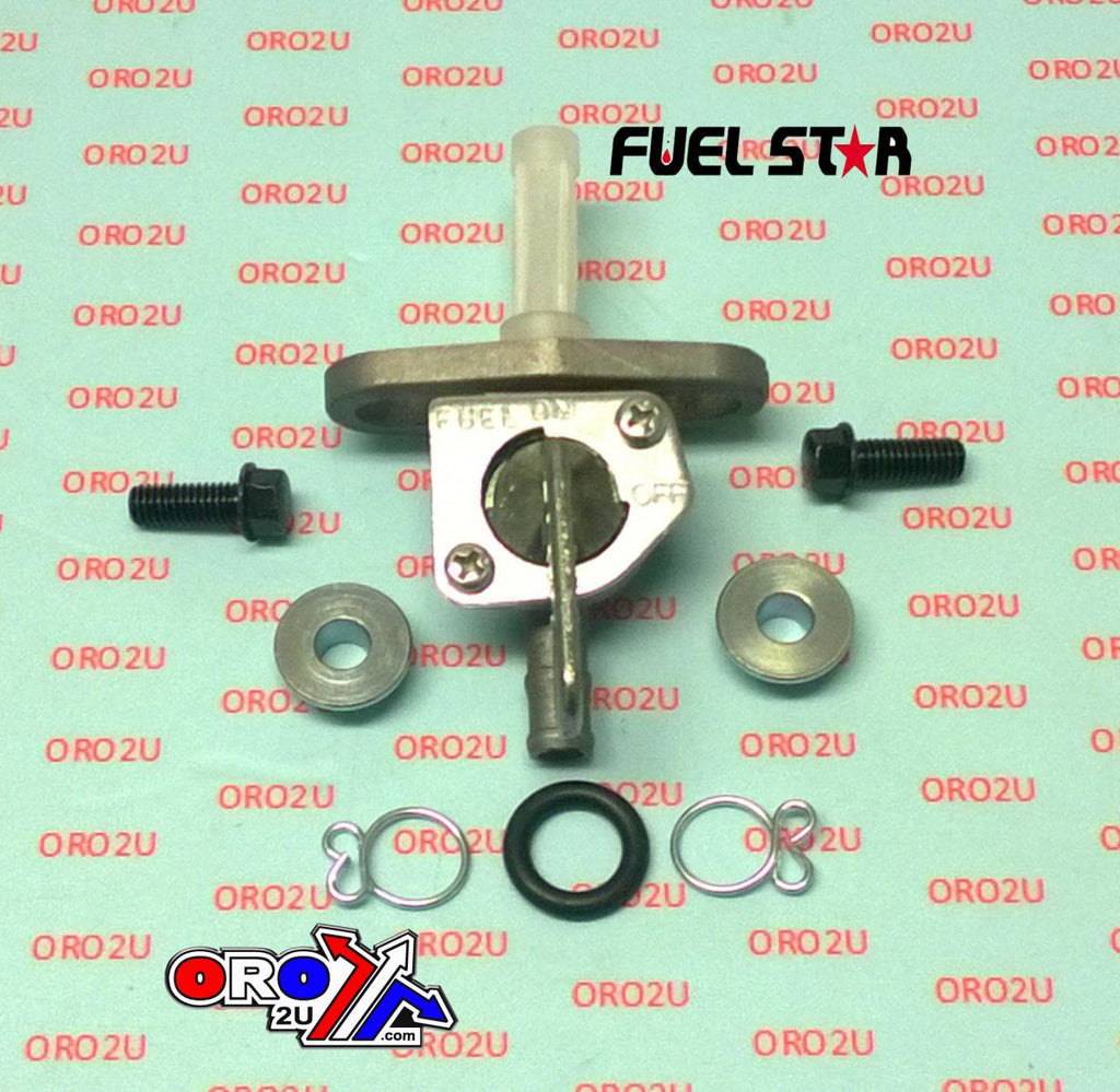 FUEL VALVE KIT CR125R CR250R CR500R, Fuel Star FS101-0116 HONDA DIRT, TAPE / PETCOCK / CLIPS / PIPES / BOLTS