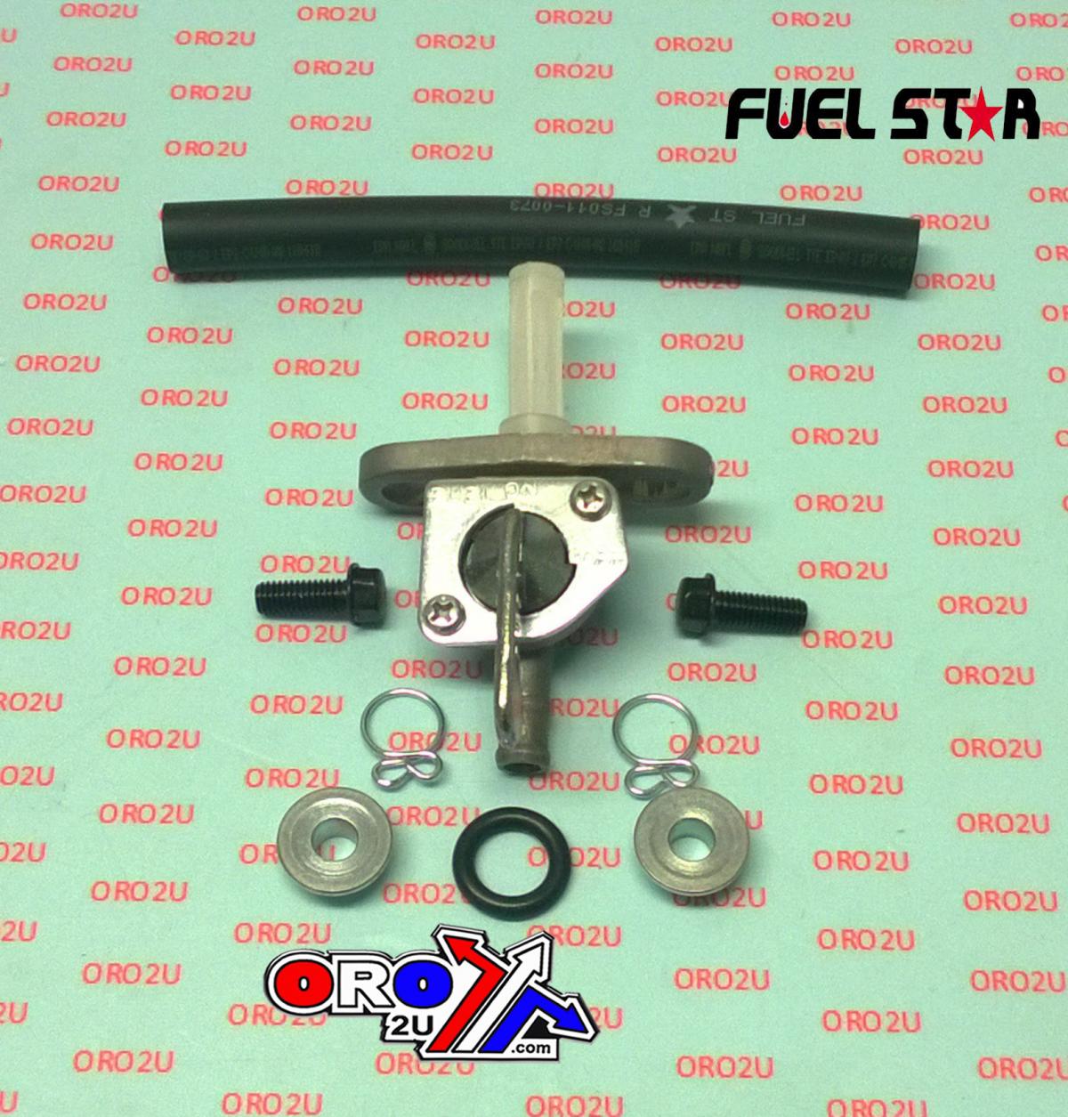 FUEL VALVE KIT CR125R CR250R CR500R, Fuel Star FS101-0118 HONDA DIRT, TAPE / PETCOCK / CLIPS / PIPES / BOLTS