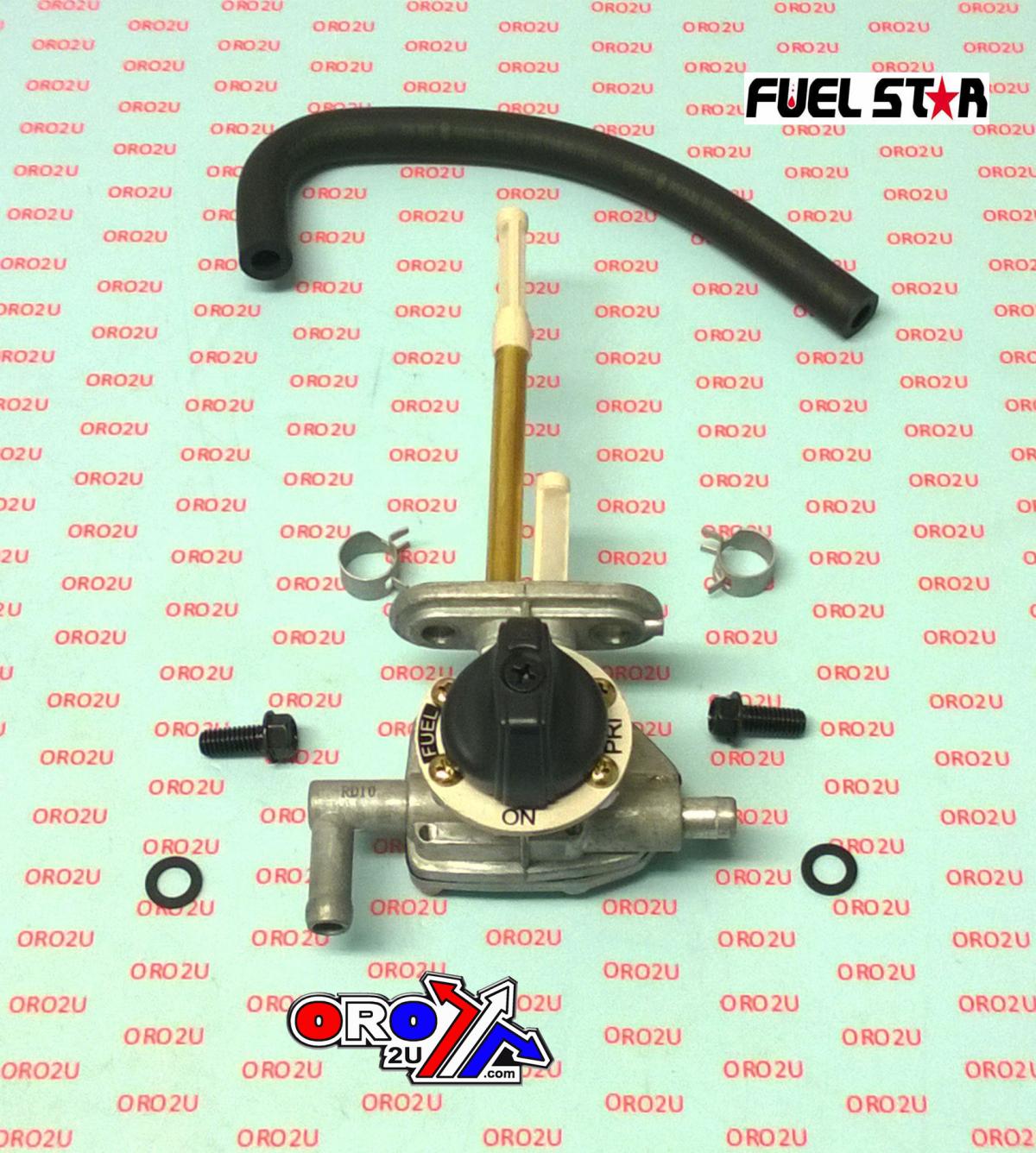 FUEL VALVE KIT KL650A KLR 87-05, Fuel Star FS101-0122 KAWASAKI DIRT, TAPE / PETCOCK / CLIPS / PIPES / BOLTS