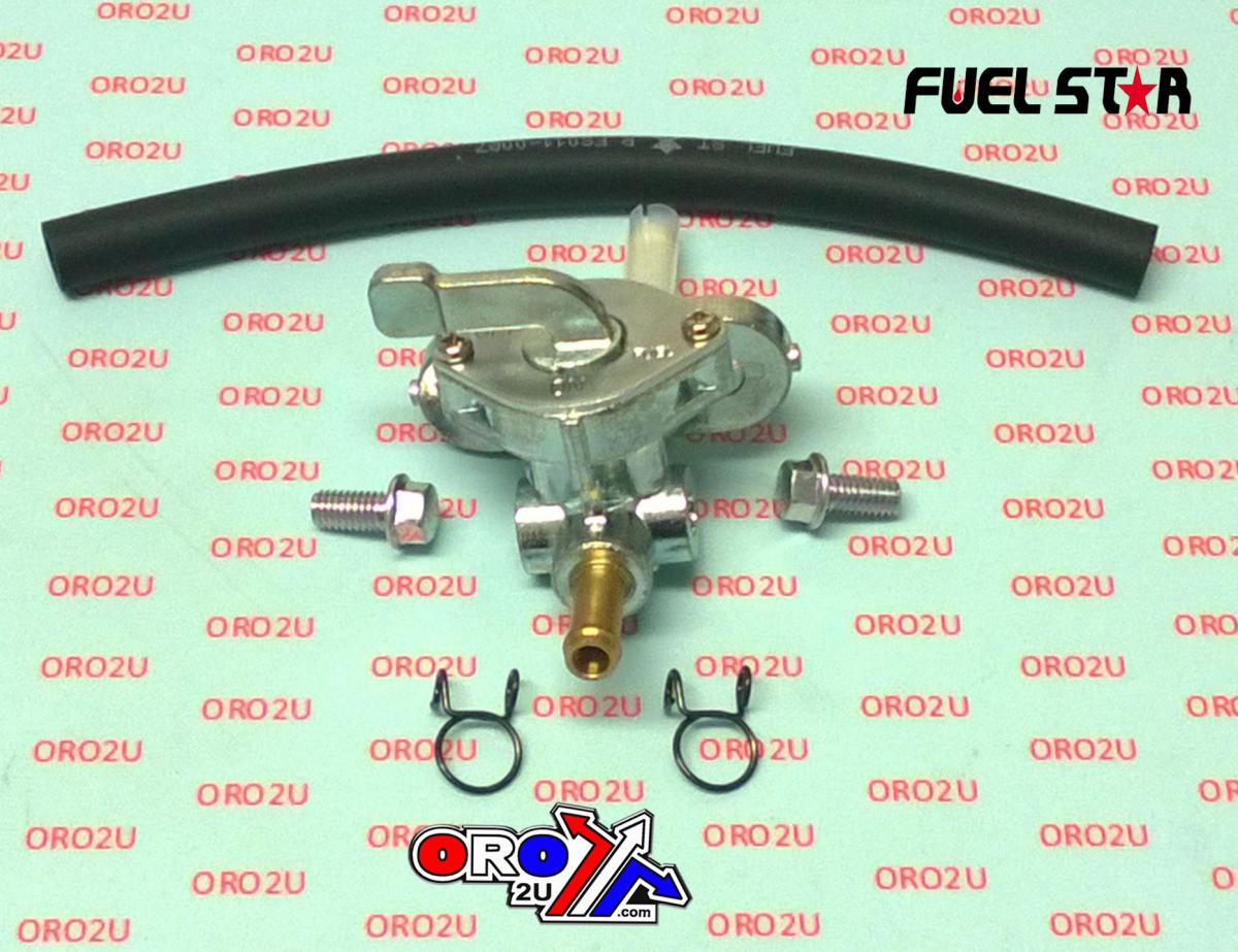 FUEL VALVE KIT KX125 2001-2002, Fuel Star FS101-0134 KAWASAKI DIRT, TAPE / PETCOCK / CLIPS / PIPES / BOLTS