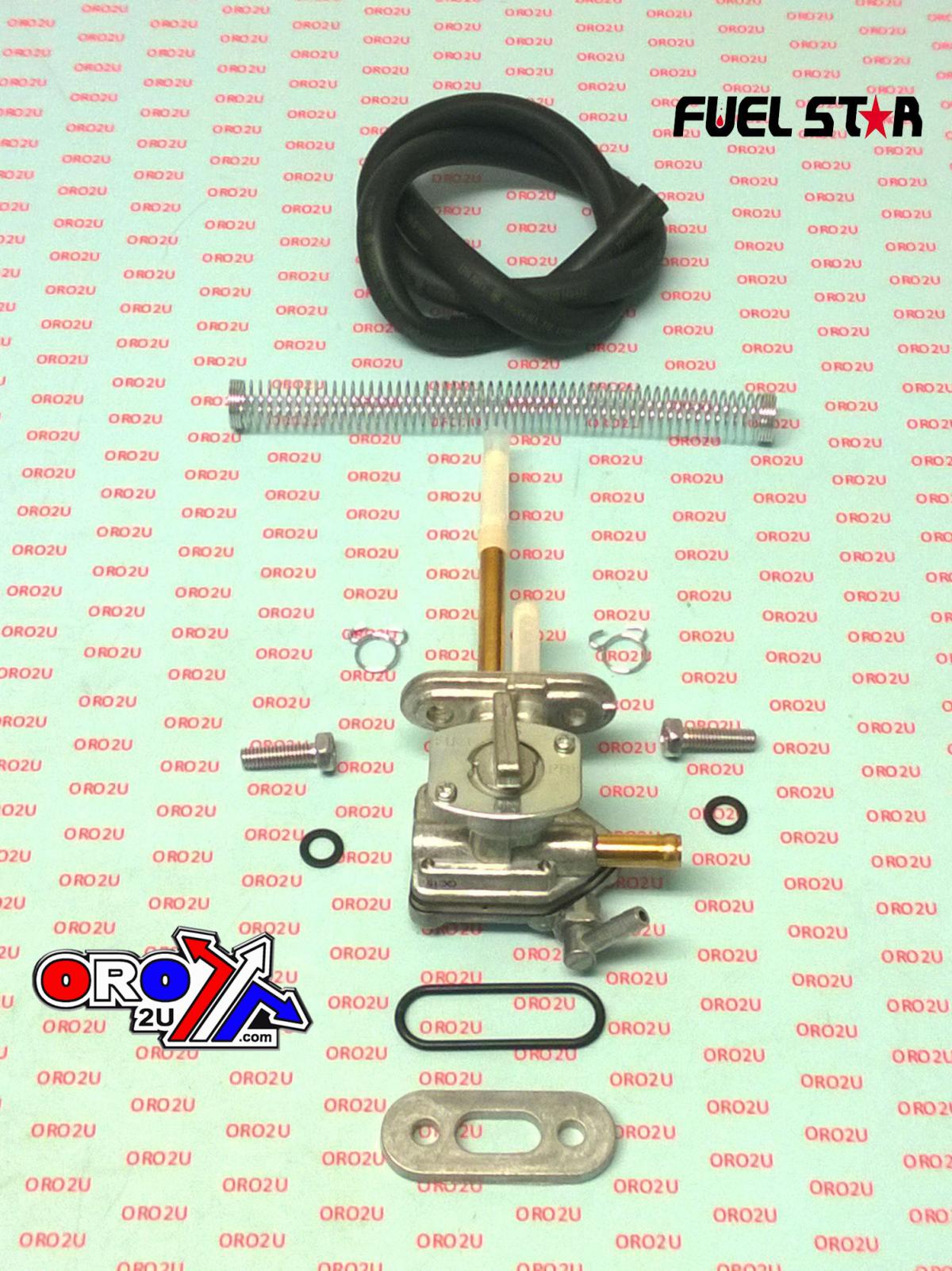 FUEL VALVE KIT DR250S 93-95, Fuel Star FS101-0142 SUZUKI DIRT, TAPE / PETCOCK / CLIPS / PIPES / BOLTS
