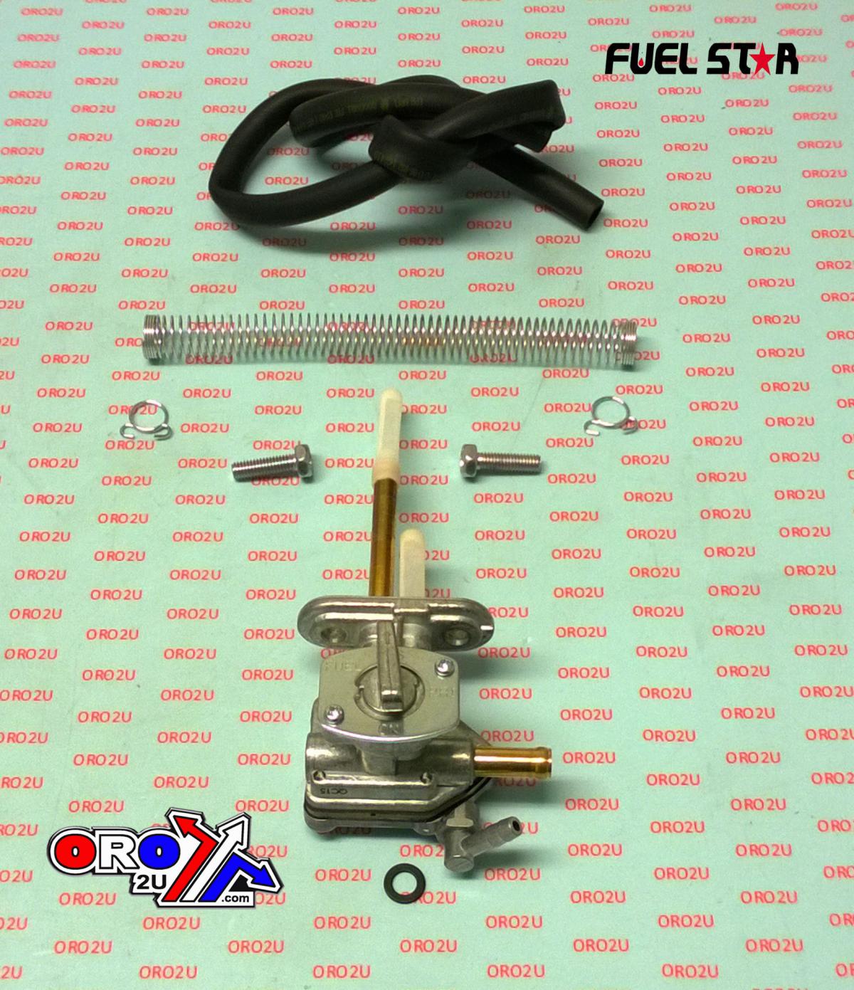 FUEL VALVE KIT DR350SM 1997, Fuel Star FS101-0144 SUZUKI DIRT, TAPE / PETCOCK / CLIPS / PIPES / BOLTS