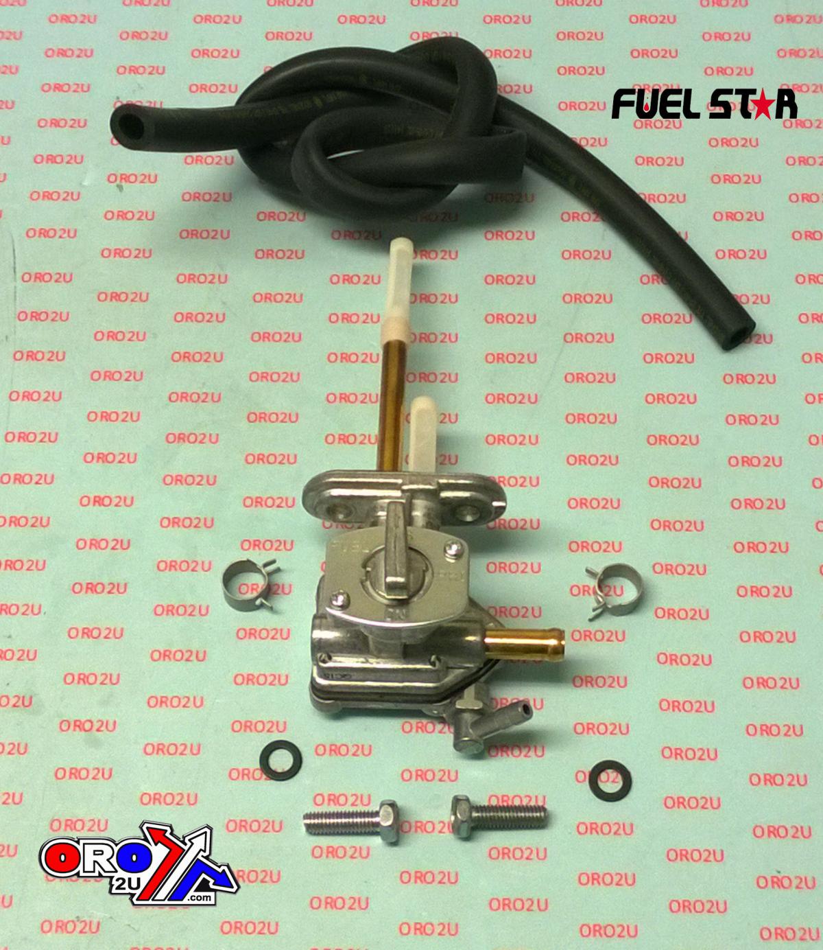 FUEL VALVE KIT DR350SM 98-99, Fuel Star FS101-0145 SUZUKI DIRT, TAPE / PETCOCK / CLIPS / PIPES / BOLTS