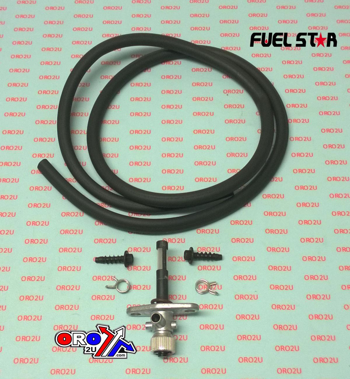 FUEL VALVE KIT KTM 50, Fuel Star FS101-0159 DIRT, TAPE / PETCOCK / CLIPS / PIPES / BOLTS