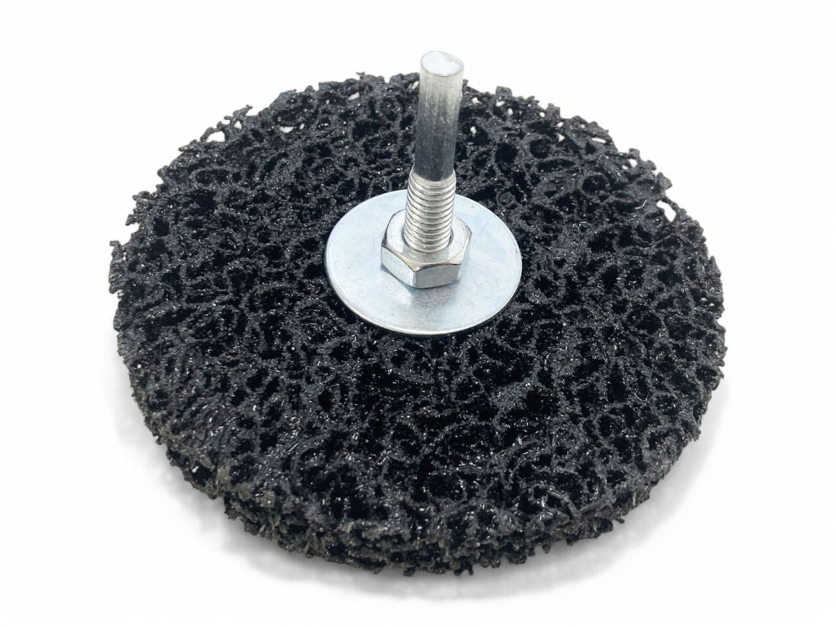 PAINT AND RUST REMOVER WHEEL 100mm x 8mm 6mm SHANK - TOOLZONE KDPAB146