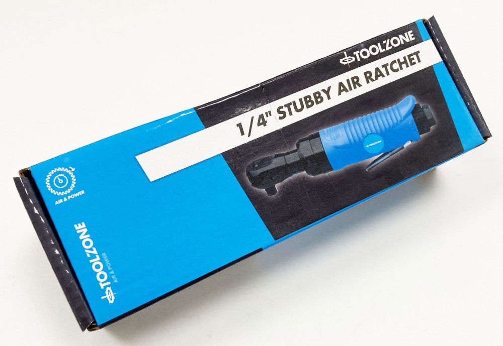AIR RATCHET STUBBY 1/4 DRIVE - TOOLZONE KDPAT001