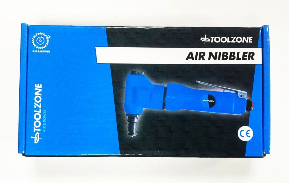 AIR NIBBLER CAPACITY STAINLESS 1mm CARBON STEEL 1.2mm ALUMINIUM 2mm - TOOLZONE KDPAT013
