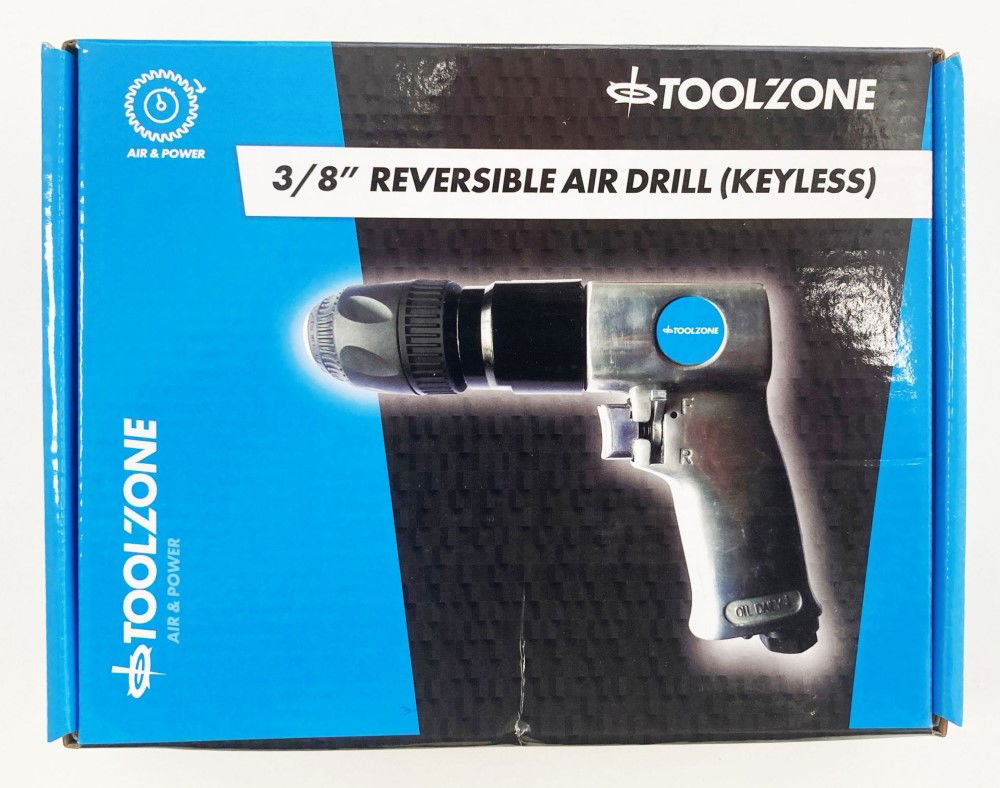 REVERSIBLE AIR DRILL 3/8 CHUCK - TOOLZONE KDPAT018