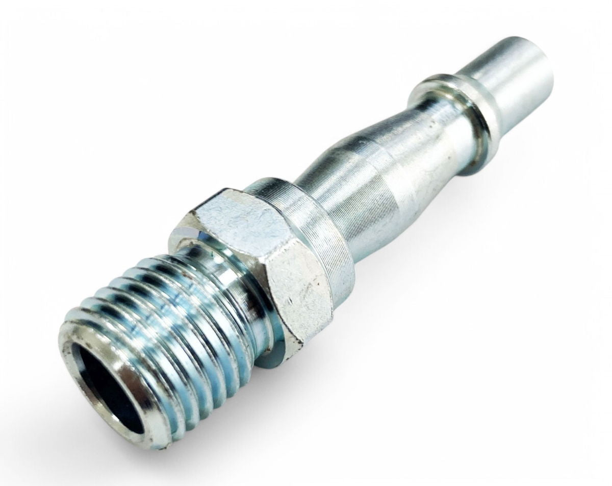 AIR FITTING 1/4 BSP MALE NICKEL PLATED CARBON STEEL - TOOLZONE KDPAT041