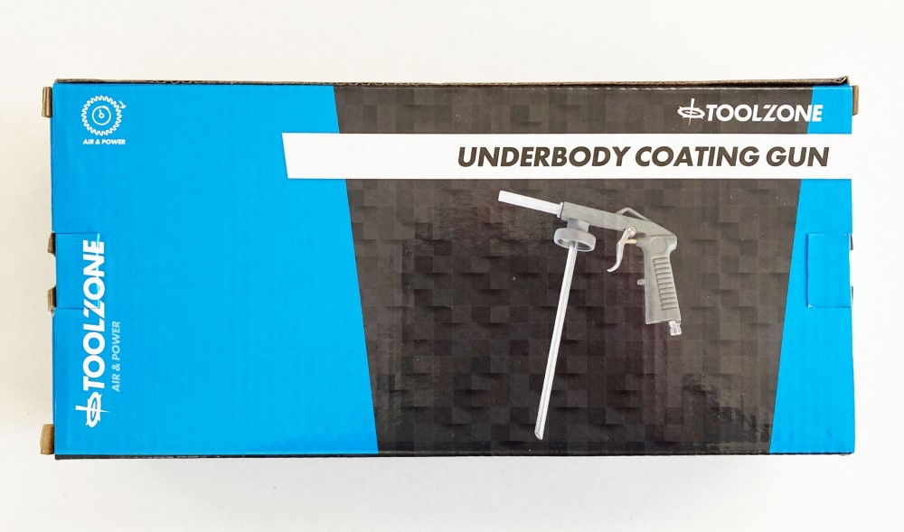 AIR BODY UNDERCOATING GUN CANISTER CAP THREAD m42 TUBE LENGTH 250mm AIR INLET 1/4 bsp - TOOLZONE KDPAT083