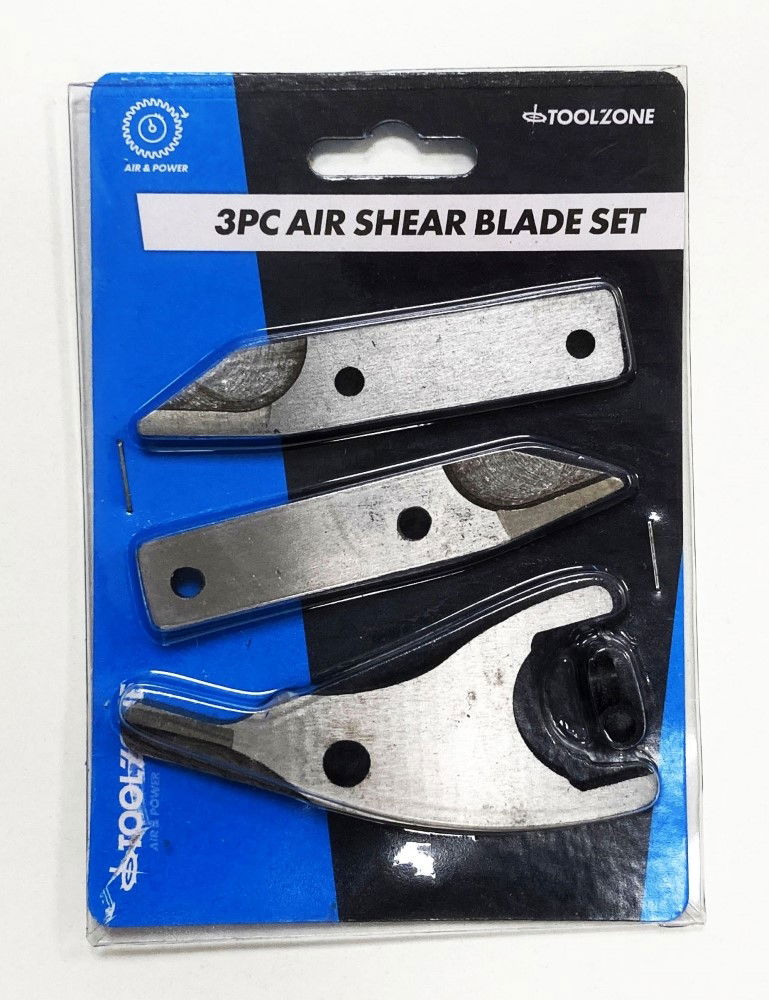 AIR SHEAR SPARE BLADE SET 3pc INCLUDES LEFT RIGHT CENTRE BLADES - TOOLZONE KDPAT093