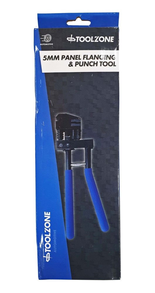 PANEL FLANGING AND PUNCH TOOL 5mm FOR SHEET METAL UP TO 1mm - TOOLZONE KDPAU051