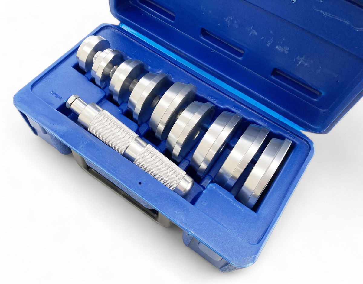 BEARING RACE AND SEAL DRIVER SET 10pc ALUMINIUM WITH HANDLE - TOOLZONE KDPAU066