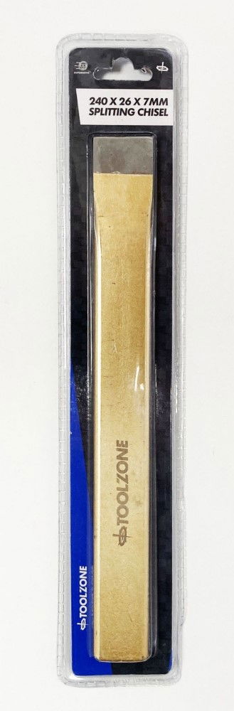 SPLITTING CHISEL CRV 240 x 26 x 7mm - TOOLZONE KDPAU078
