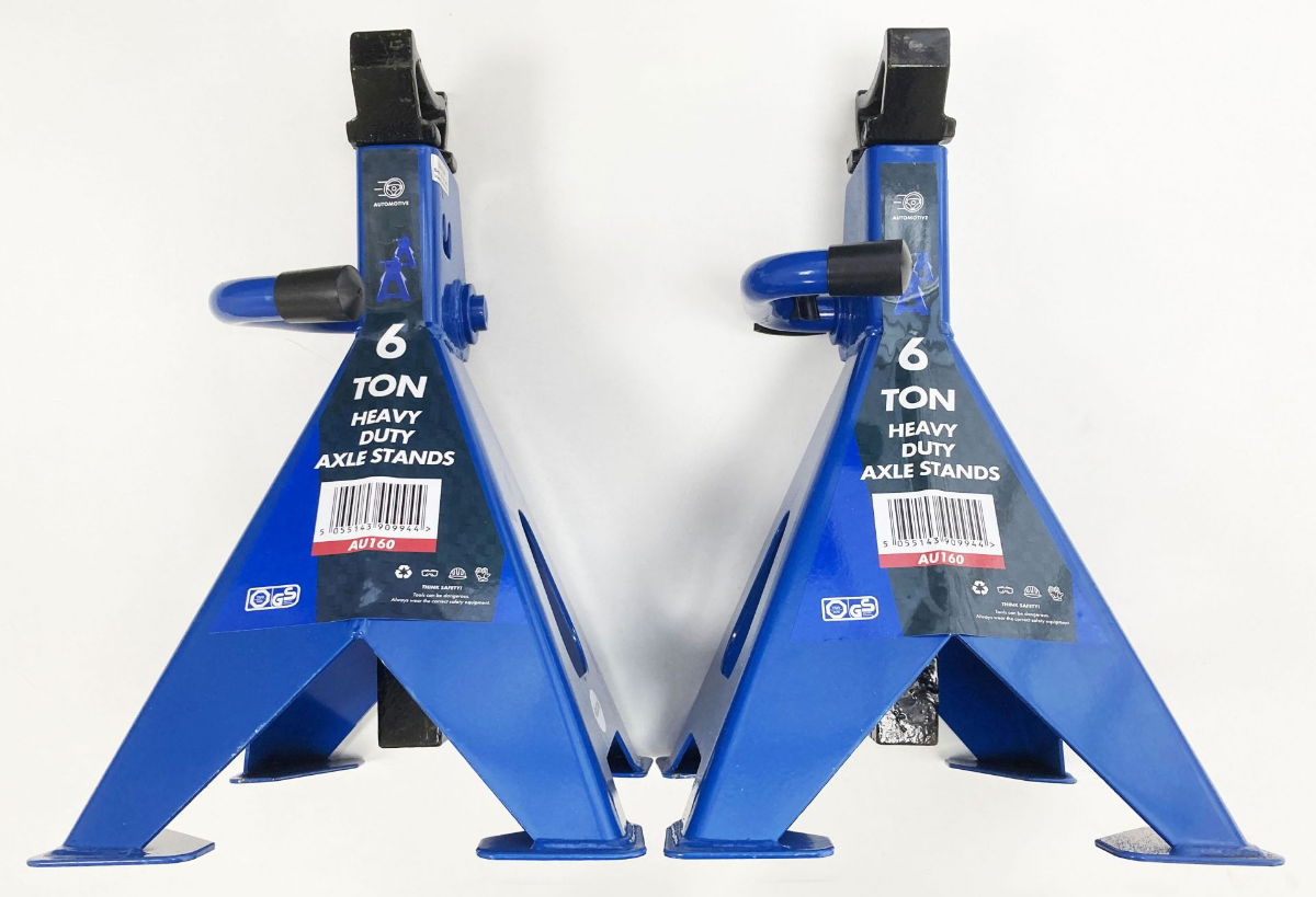 AXLE STANDS 6 TON 1 PAIR - TOOLZONE KDPAU160
