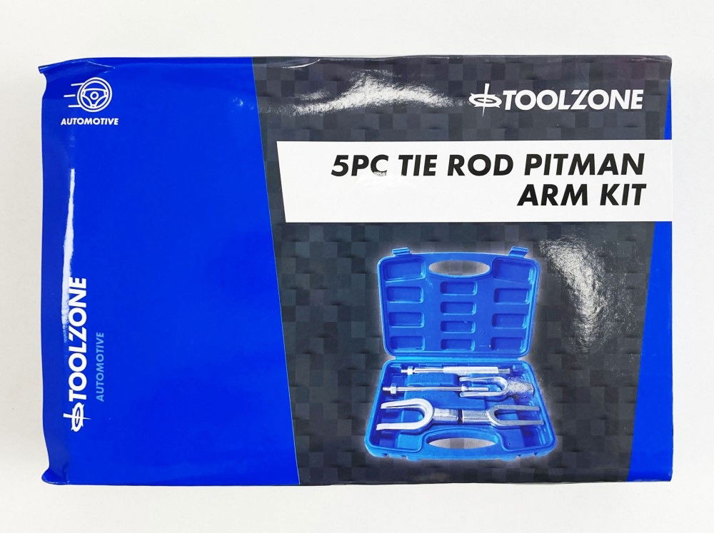 TIE ROD PITMAN ARM KIT 5pc - TOOLZONE KDPAU179