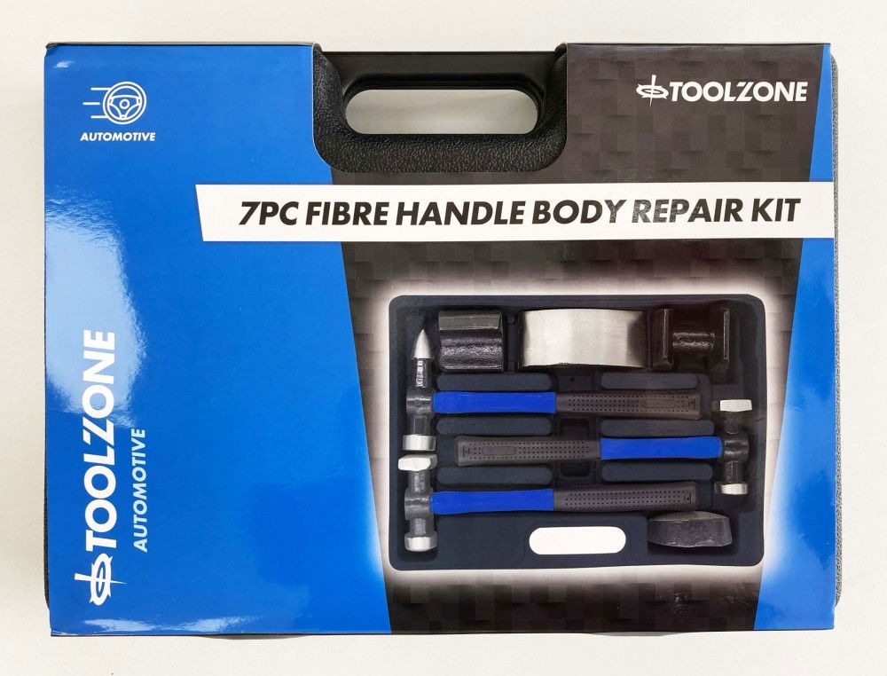 FIBRE BODY REPAIR KIT 7pc - TOOLZONE KDPAU187