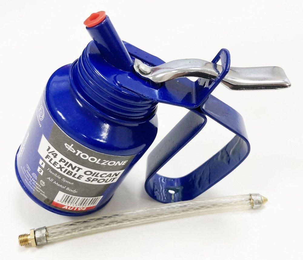 OIL CAN 1/4 pint with flexible spout - TOOLZONE KDPAU194