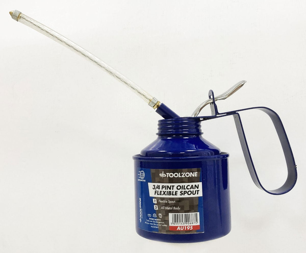 OIL CAN 3/4 pint with flexible spout - TOOLZONE KDPAU195