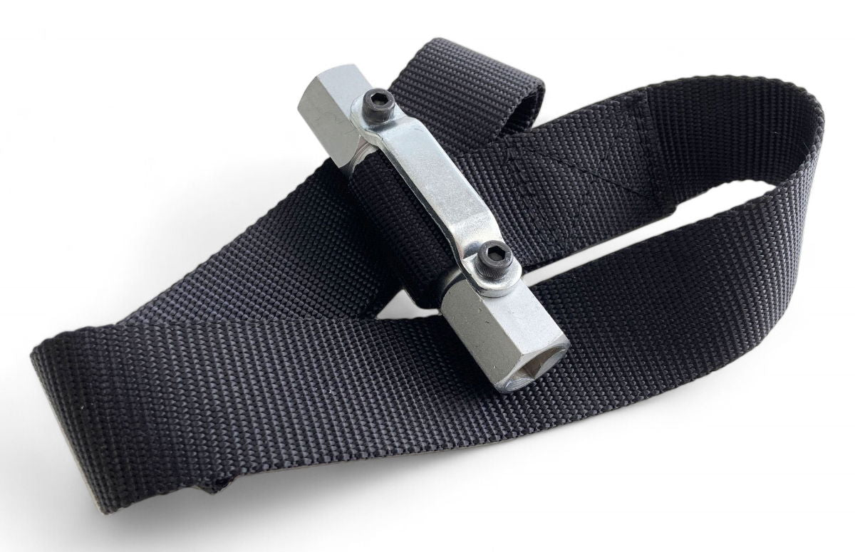 STRAP FILTER WRENCH HEAVY DUTY 3/8 & 1/2 drive 40mm strap - TOOLZONE KDPAU202