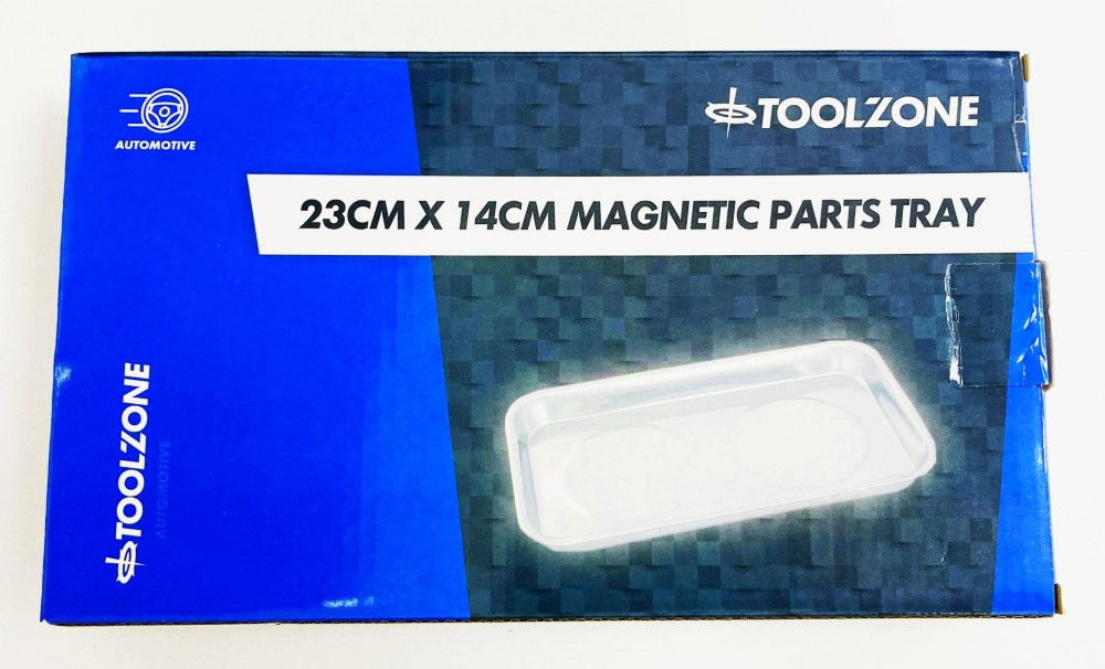 MAGNETIC PARTS TRAY STAINLESS STEEL 140 x 240mm - TOOLZONE KDPAU210